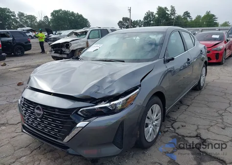 2025 Nissan Sentra S из США, поврежденный, VIN 3N1AB8BV2SY349825